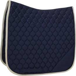 Kentucky Horsewear Dressurschabracke Softshell Onion Quilt Marine-Beige für Warmblut – Bild 1 von 6