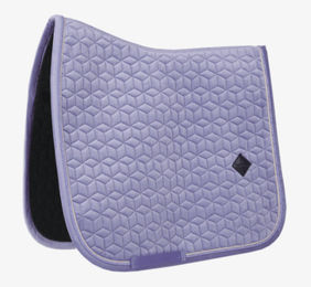 Kentucky Horsewear Dressurschabracke Velvet aus Velours in Lila für Ponys – Bild 1 von 8