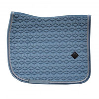 Produktbild von Kentucky Horsewear Dressurschabracke Velvet Blau für Vollblut - 1 Stk.