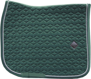 Kentucky Horsewear Dressurschabracke Velvet in Dunkelgrün Größe Cob – Bild 1 von 1