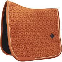 Produktbild von Kentucky Horsewear Dressurschabracke Velvet in Orange Größe Cob