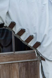 Kentucky Horsewear Ekzemerdecke Fliegendecke mit Halsteil Grau 145-6'6 – Bild 1 von 13