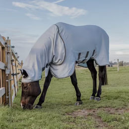 Kentucky Horsewear Ekzemerdecke mit Halsteil für Pferde Grau 130-6'0 – Bild 1 von 10