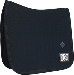 Kentucky Horsewear Fishbone Competition Dressurschabracke Schwarz Full – Bild 1 von 6