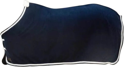 Kentucky Horsewear Fleece Decke mit geflochtenem Seil Schwarz – Bild 1 von 13
