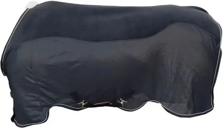 Kentucky Horsewear Fleece Mesh Cooler Combo Abschwitzdecke für Pferde Schwarz 160 - 160 cm – Bild 1 von 11