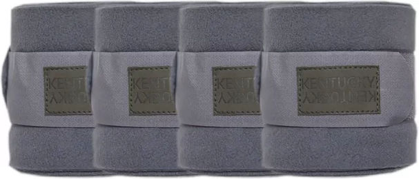 Kentucky Horsewear Fleece-Polobandagen Gamaschen Grau für Warmblut – Bild 1 von 10