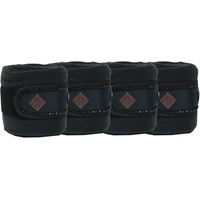 Produktbild von Kentucky Horsewear Fleecebandagen Pearls Schwarz für Warmblut