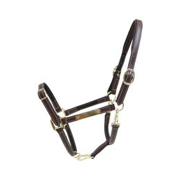 Kentucky Horsewear Flexible Kunstlederhalfter für Pferde in Braun – Bild 1 von 10