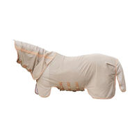 Produktbild von Kentucky Horsewear Fliegendecke Comfort Mesh für Pferde Beige/Orange Größe 140