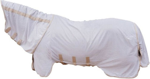 Kentucky Horsewear Fliegendecke Comfort mit Halsteil Beige Pied-de-poule 165 – Bild 1 von 1
