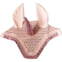 Produktbild von Kentucky Horsewear Fliegenhaube aus Gummi für Pferde Vollblut Rosa