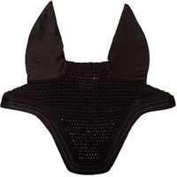 Produktbild von Kentucky Horsewear Fliegenhaube für Pferde aus Velours in Schwarz mit Mini-Perlen
