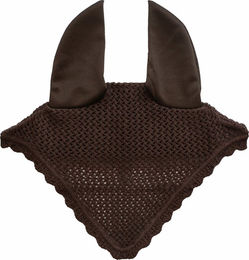 Kentucky Horsewear Fliegenhaube für Pferde Schwarz aus Baumwolle – Bild 1 von 5