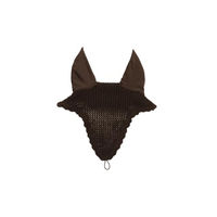 Produktbild von Kentucky Horsewear Fliegenhaube Soundless lang Braun für Pferde