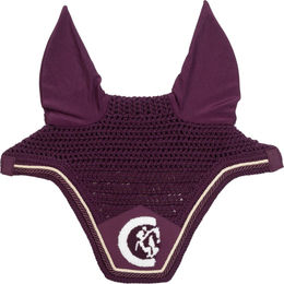 Kentucky Horsewear Fliegenhaube Wellington 3D Logo Rope Purple für Pferde – Bild 1 von 10
