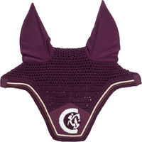 Produktbild von Kentucky Horsewear Fliegenhaube Wellington 3D Logo Rope Purple für Pferde