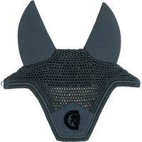 Produktbild von Kentucky Horsewear Fliegenhaube Wellington 3D Logo Soundless für Warmblut in Tannengrün