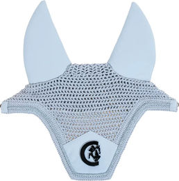Kentucky Horsewear Fliegenhaube Wellington 3D Logo Soundless Hellblau für Warmblut – Bild 1 von 5