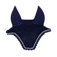 Produktbild von Kentucky Horsewear Fliegenhaube Wellington Big Stone & Pearl für Pferde in Blau
