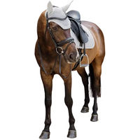Produktbild von Kentucky Horsewear Fliegenhaube Wellington Diamond Rope Soundless für Pferde in Grau oder Weiß