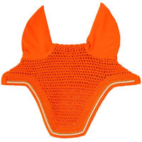 Produktbild von Kentucky Horsewear Fliegenhaube Wellington Diamond Soundless Rope Orange Full