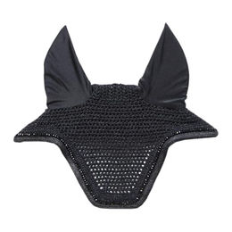 Kentucky Horsewear Fliegenhaube Wellington Glitter Band Schwarz für Warmblut – Bild 1 von 13