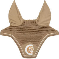 Produktbild von Kentucky Horsewear Fliegenhaube Wellington Soundless 3D Logo Rope Beige Full