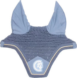 Kentucky Horsewear Fliegenhaube Wellington Soundless 3D Logo Rope Blau – Bild 1 von 2