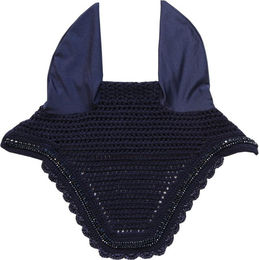 Kentucky Horsewear Fliegenhaube Wellington Stone & Pearl Dunkelblau für Pferde - 1 Stk. – Bild 1 von 10