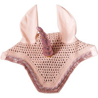 Produktbild von Kentucky Horsewear Fliegenhaube Wellington Unicorn Glitter Soft Rose für Pferde
