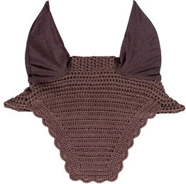Kentucky Horsewear Fliegenhaube Wellington Velvet Braun für Warmblut – Bild 1 von 10