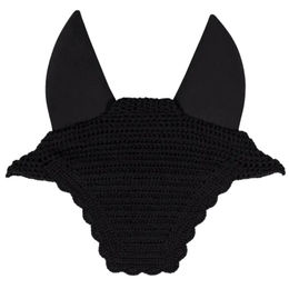 Kentucky Horsewear Fliegenhaube Wellington Wave Schwarz für Vollblut Pferde – Bild 1 von 7