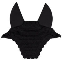Produktbild von Kentucky Horsewear Fliegenhaube Wellington Wave Schwarz für Vollblut Pferde