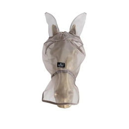 Kentucky Horsewear Fliegenmaske Classic mit Ohren und Nase aus Nylon in Beige für Pferde – Bild 1 von 10