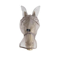 Produktbild von Kentucky Horsewear Fliegenmaske Classic mit Ohren und Nase aus Nylon in Beige für Pferde