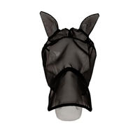 Produktbild von Kentucky Horsewear Fliegenmaske Classic mit Ohren und Nase Schwarz Cob/VB aus Nylon