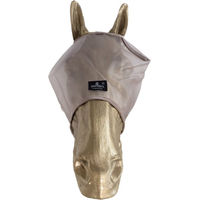 Produktbild von Kentucky Horsewear Fliegenmaske Classic ohne Ohren aus Mesh-Gewebe beige Full/WB