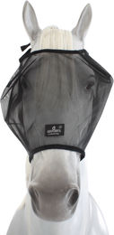 Kentucky Horsewear Fliegenmaske Classic ohne Ohren Beige für Vollblut aus Mesh-Gewebe – Bild 1 von 13