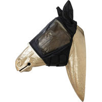 Produktbild von Kentucky Horsewear Fliegenmaske Skin Friendly mit Ohren für Warmblut Pferde Schwarz