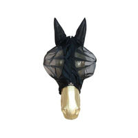 Produktbild von Kentucky Horsewear Fliegenmaske Slim Fit für Ponys aus Lycra in Schwarz