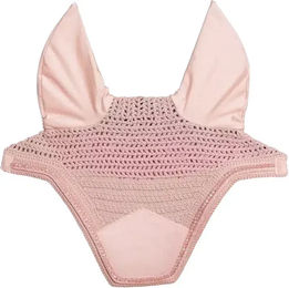 Kentucky Horsewear Fliegenohren Wellington Soundless Velvet Pearls Rosa für Warmblut – Bild 1 von 2