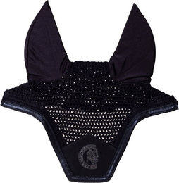 Kentucky Horsewear Fliegenohren Wellington Sparkling für Pferde in Rosa und Schwarz – Bild 1 von 2
