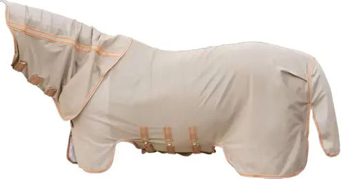 Kentucky Horsewear Fly Rug Comfort Mesh Fliegendecke für Pferde in Beige und Orange 110 cm – Bild 1 von 6