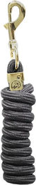 Kentucky Horsewear Führstrick Basic mit Karabinerhaken aus Nylon in Grau - 2 m – Bild 1 von 5