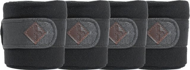 Kentucky Horsewear Full Fleece Gamaschen Glitter Schwarz – Bild 1 von 5