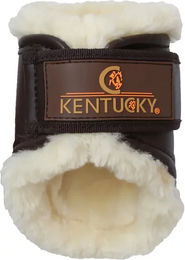 Kentucky Horsewear Gamaschen aus Kunstleder Braun Full – Bild 1 von 2