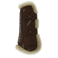 Produktbild von Kentucky Horsewear Gamaschen Bamboo Elastic Lammfell-Optik vegan Braun Größe L