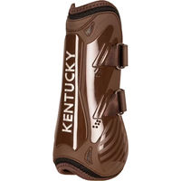 Produktbild von Kentucky Horsewear Gamaschen für Pferde aus Bambus mit Klettverschluss Braun Größe M