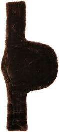 Produktbild von Kentucky Horsewear Gamaschen mit Plüsch für Pferde in Schwarz oder Braun